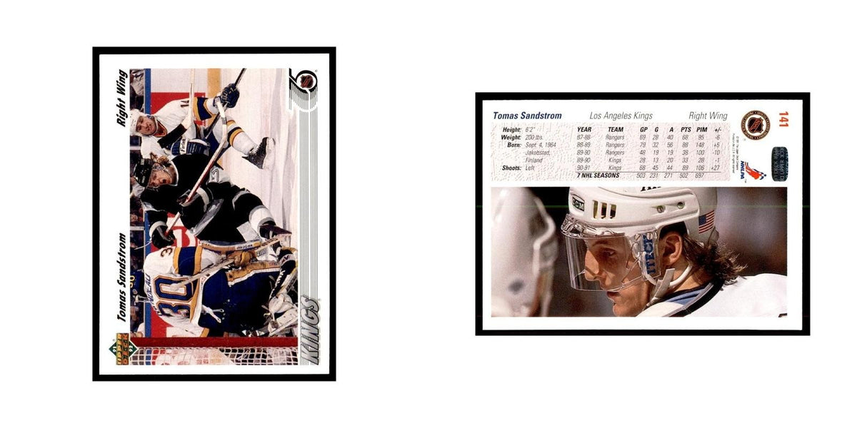 1991 Upper Deck Tomas Sandstrom #141