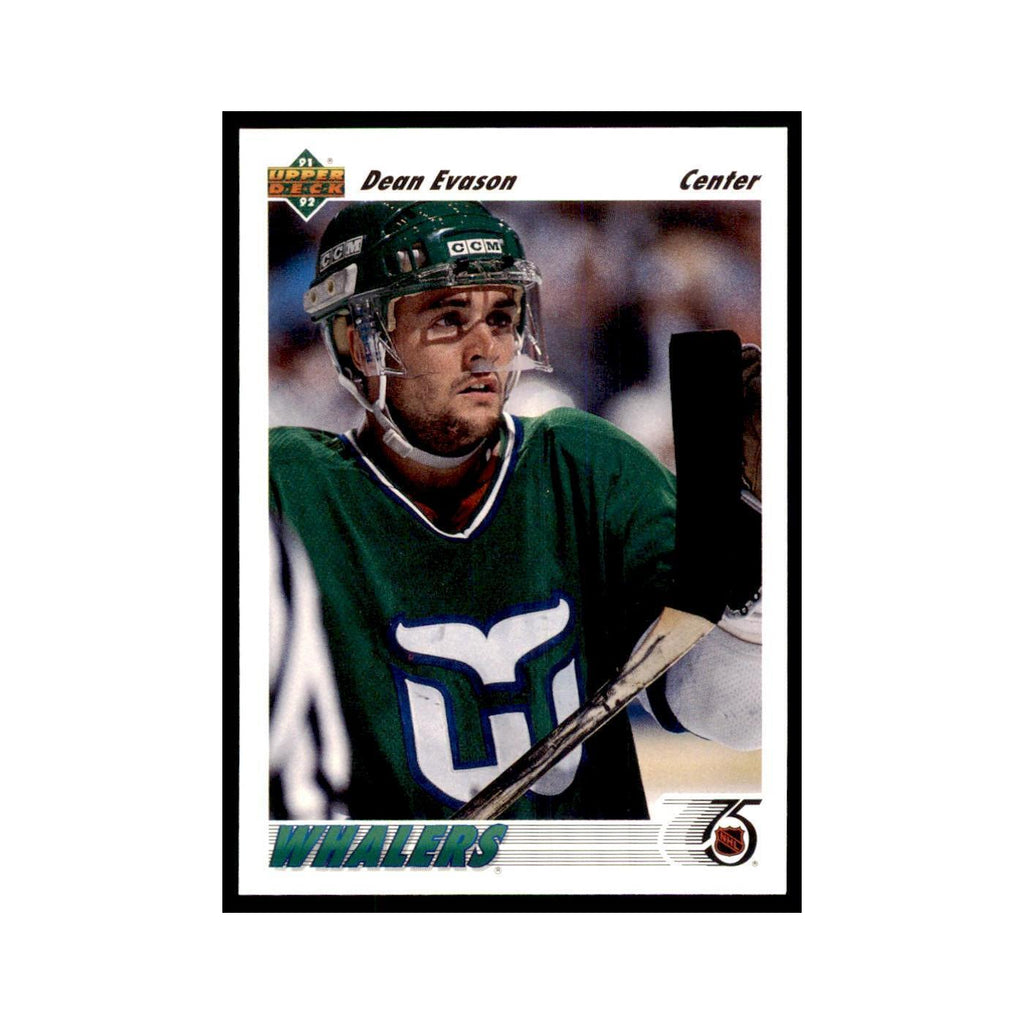 1991 Upper Deck Dean Evason Hockey Cards #127