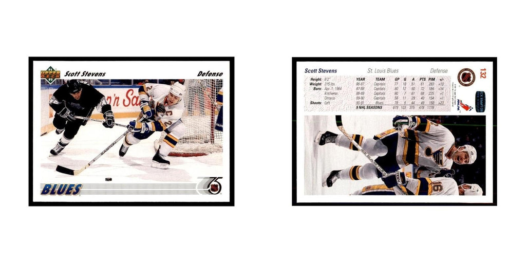 1991 Upper Deck Scott Stevens Hockey Cards #132