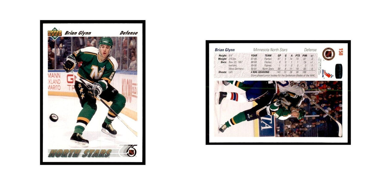 1991 Upper Deck Brian Glynn Hockey Cards #158