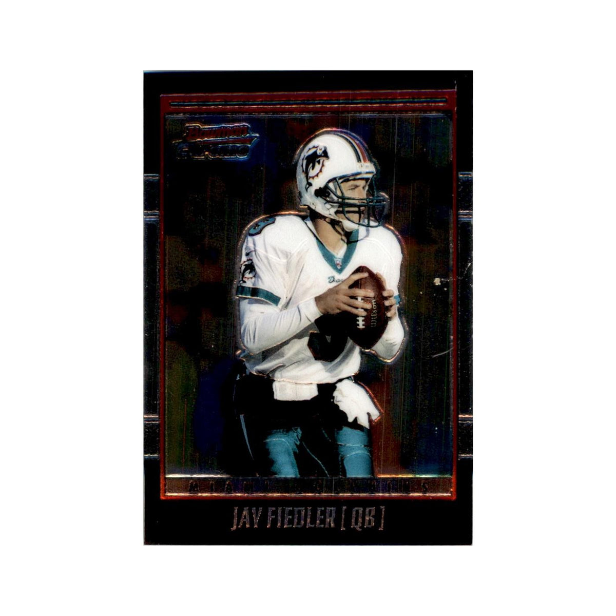 2001 Bowman Chrome Jay Fiedler Football Cards #17