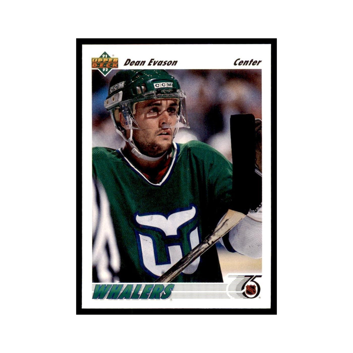 1991 Upper Deck Dean Evason #127