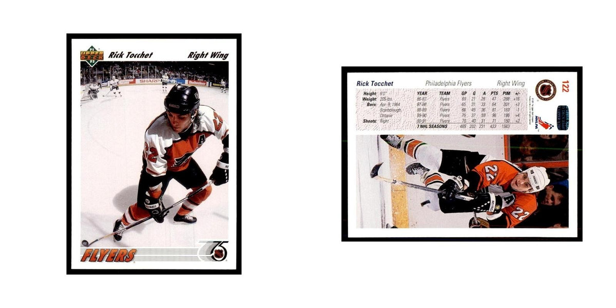 1991 Upper Deck Rick Tocchet Hockey Cards #122