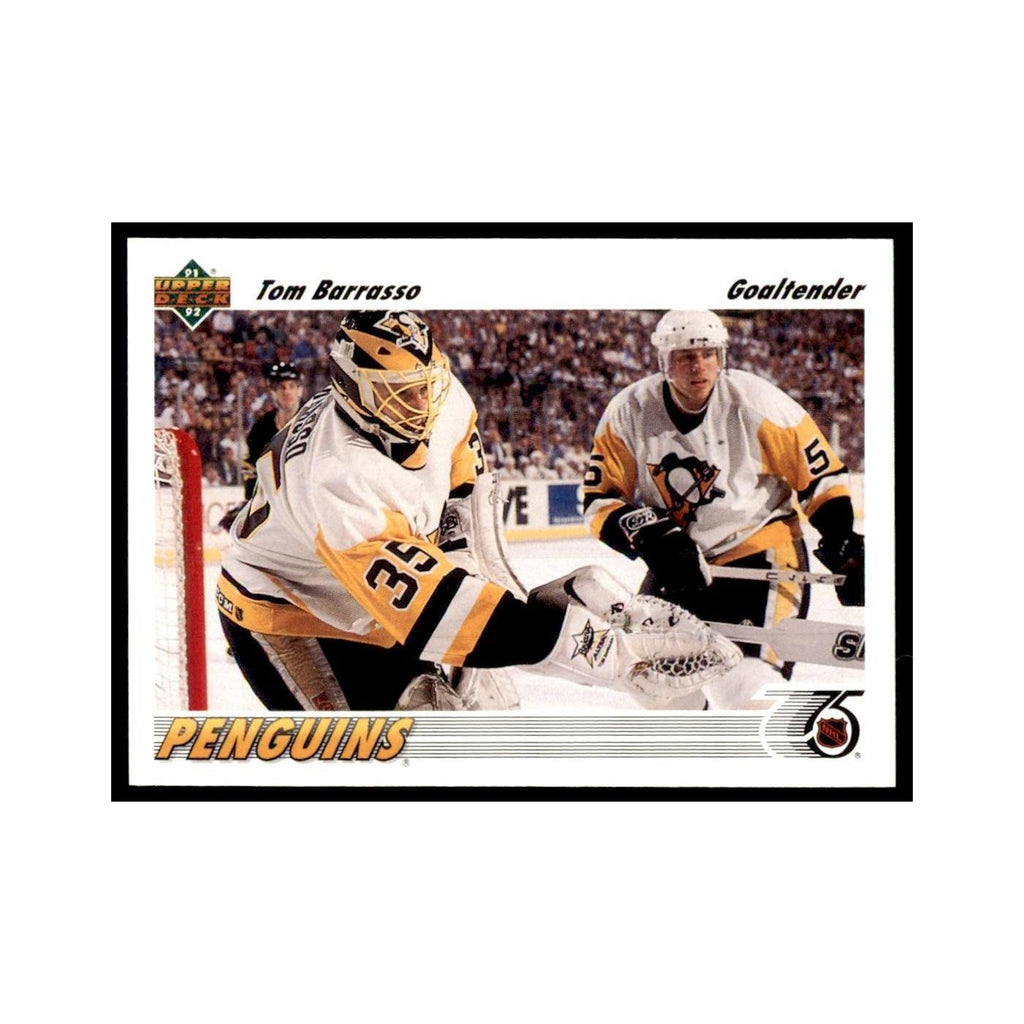 1991 Upper Deck Tom Barrasso Hockey Cards #116