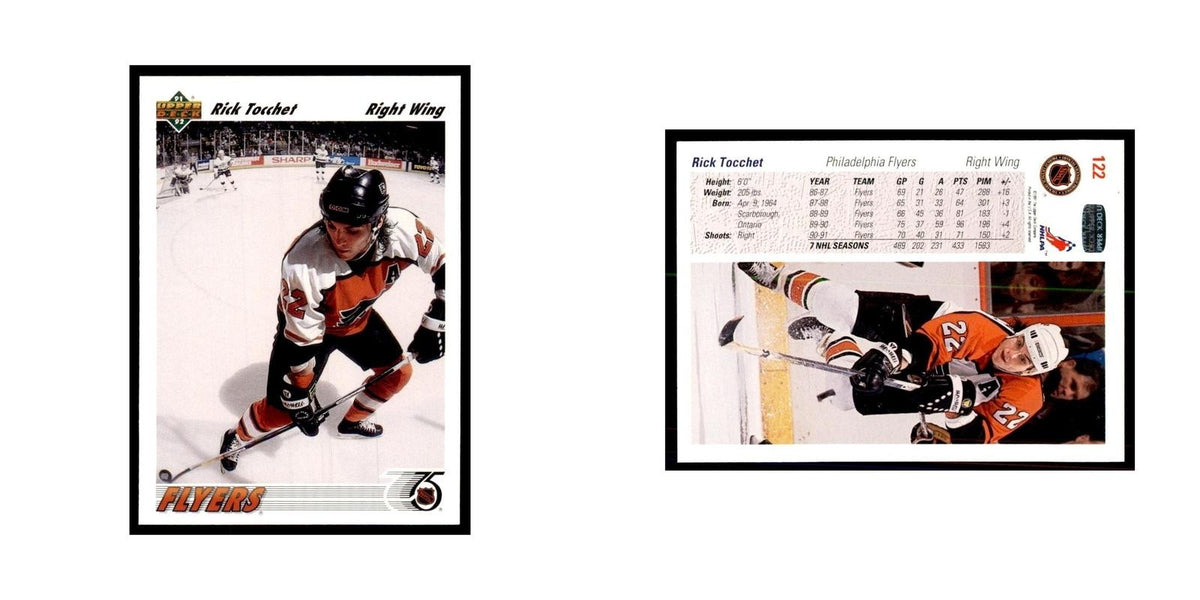 1991 Upper Deck Rick Tocchet Hockey Cards #122