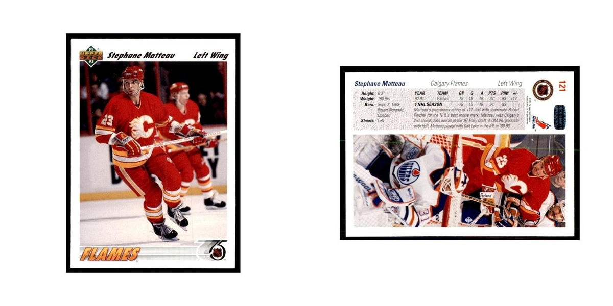 1991 Upper Deck Stephane Matteau Hockey Cards #121