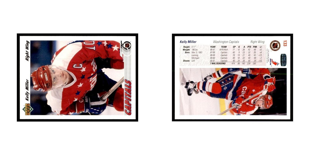 1991 Upper Deck Kelly Miller Hockey Cards #133