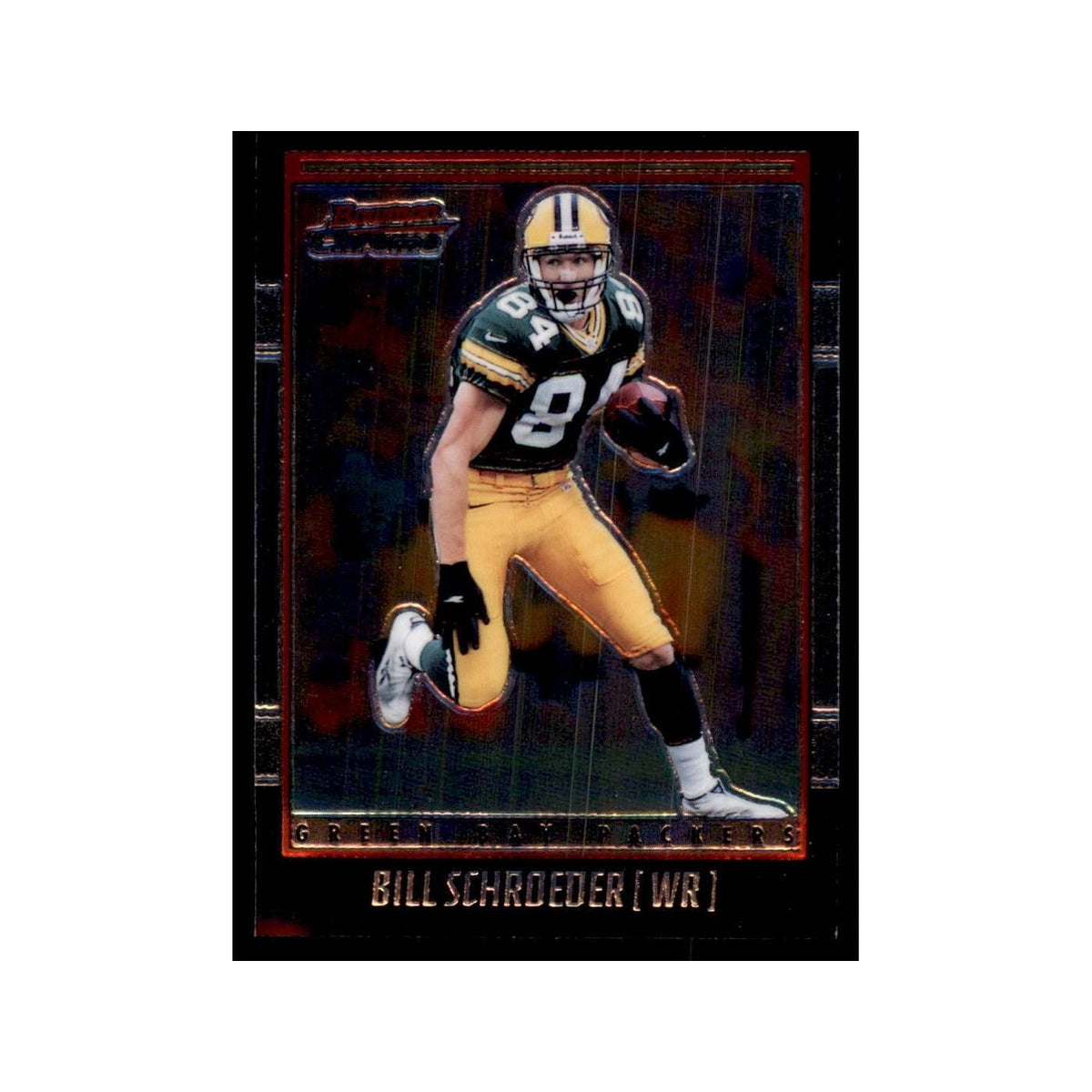2001 Bowman Chrome Bill Schroeder Football Cards #104