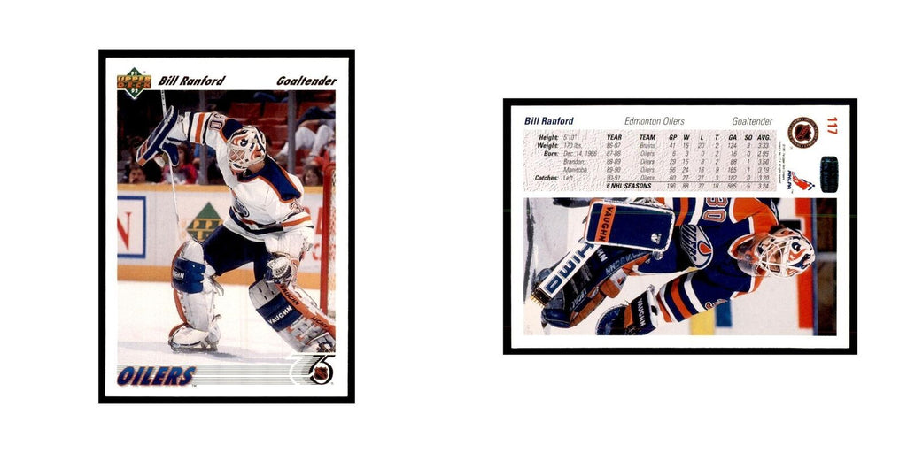 1991 Upper Deck Bill Ranford Hockey Cards #117