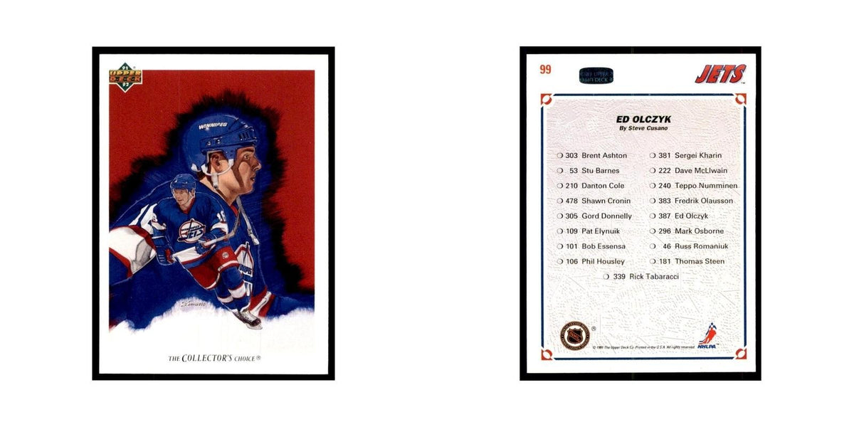 1991 Upper Deck Ed Olczyk Hockey Cards #99