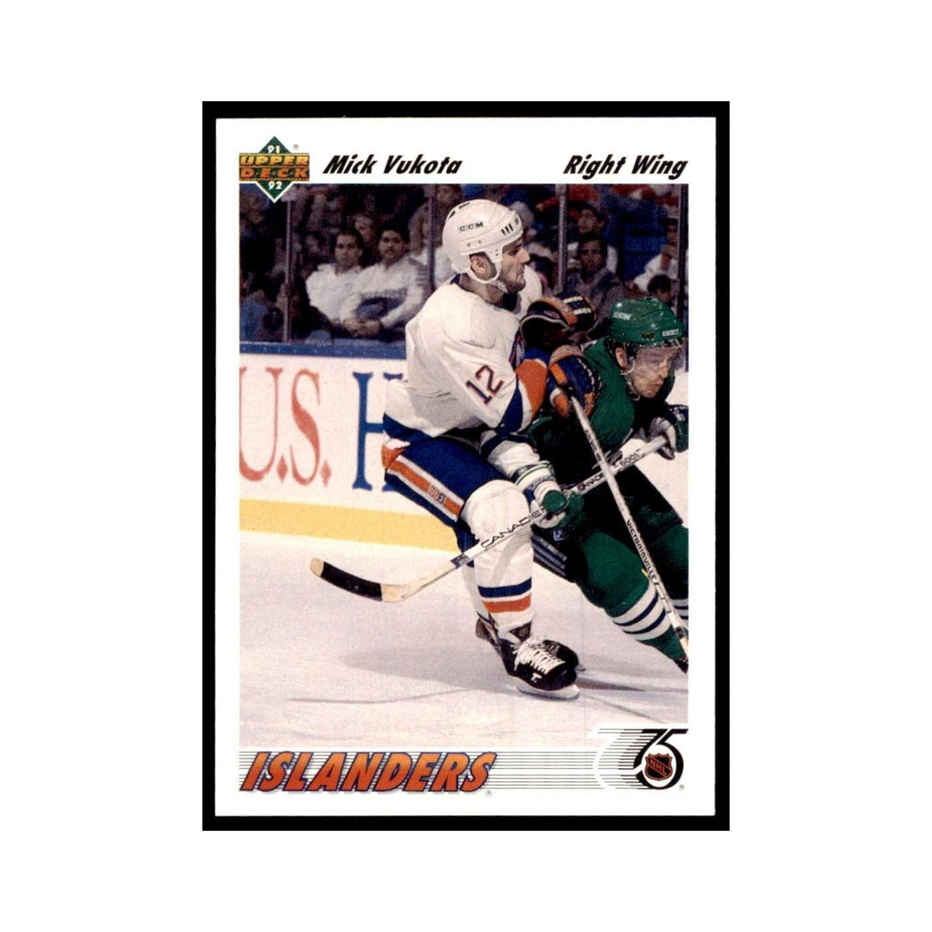 1991 Upper Deck Mick Vukota Hockey Cards #135