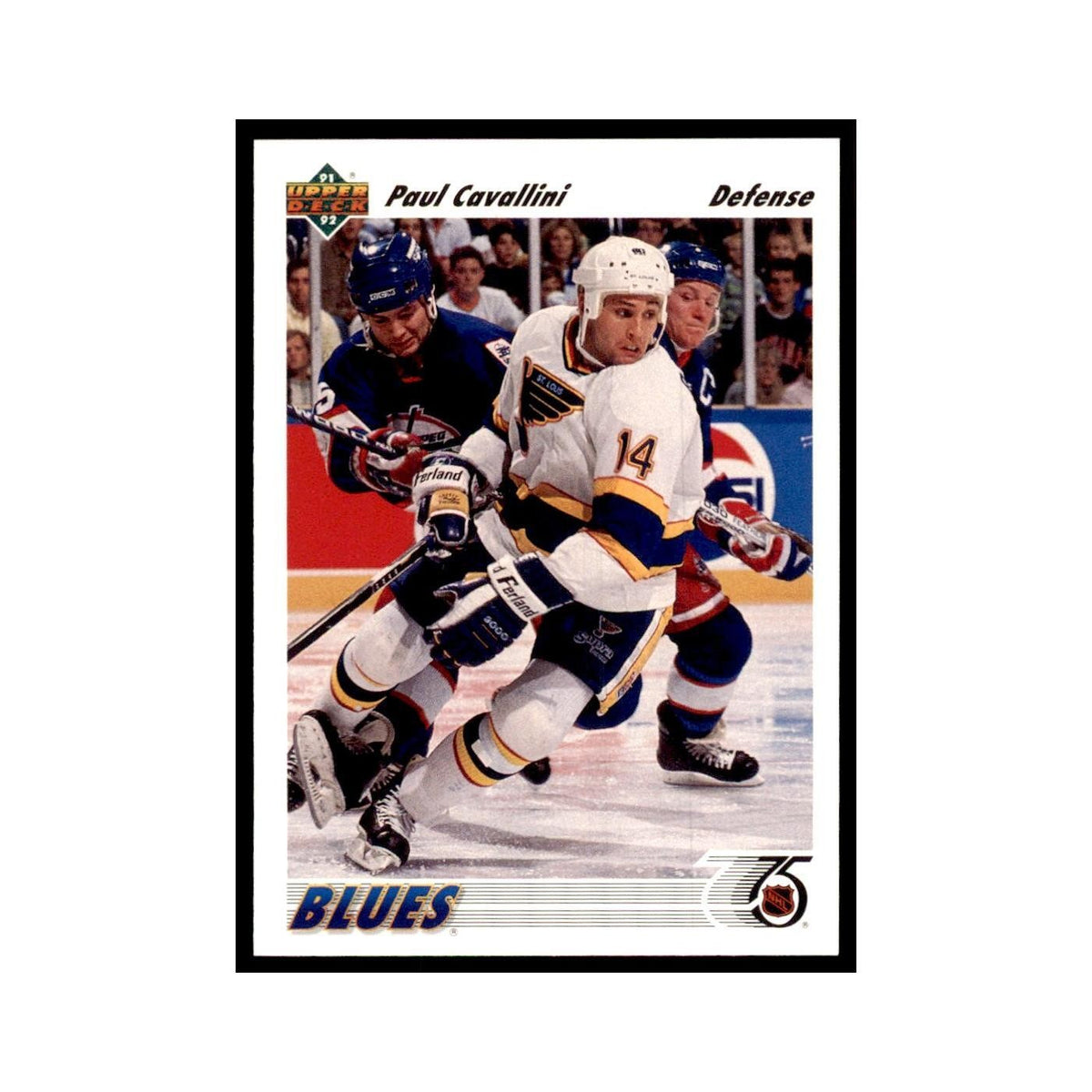 1991 Upper Deck Paul Cavallini Hockey Cards #184