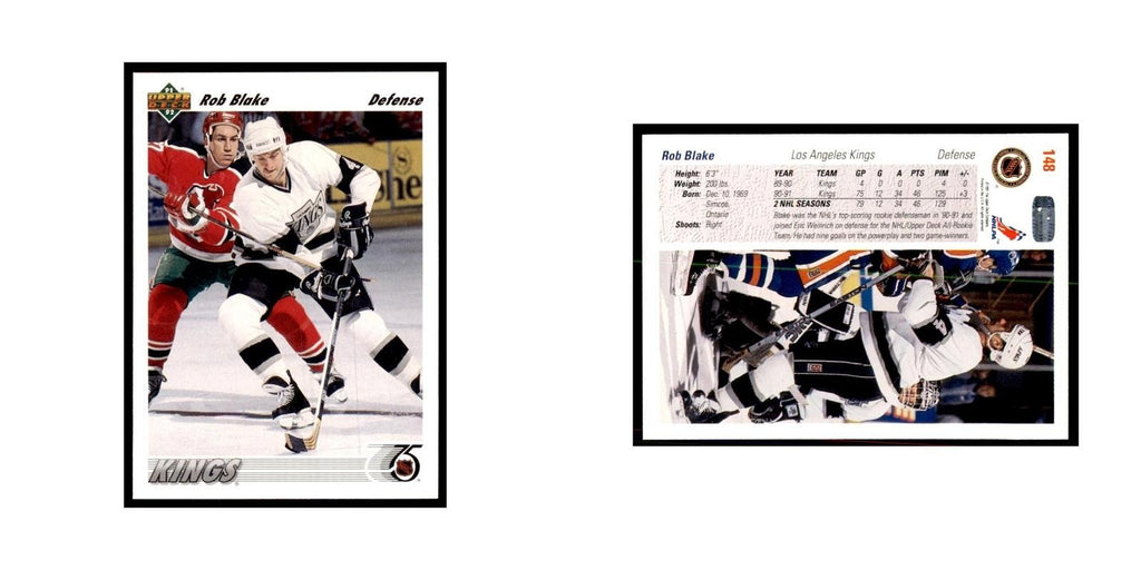 1991 Upper Deck Rob Blake Hockey Cards #148
