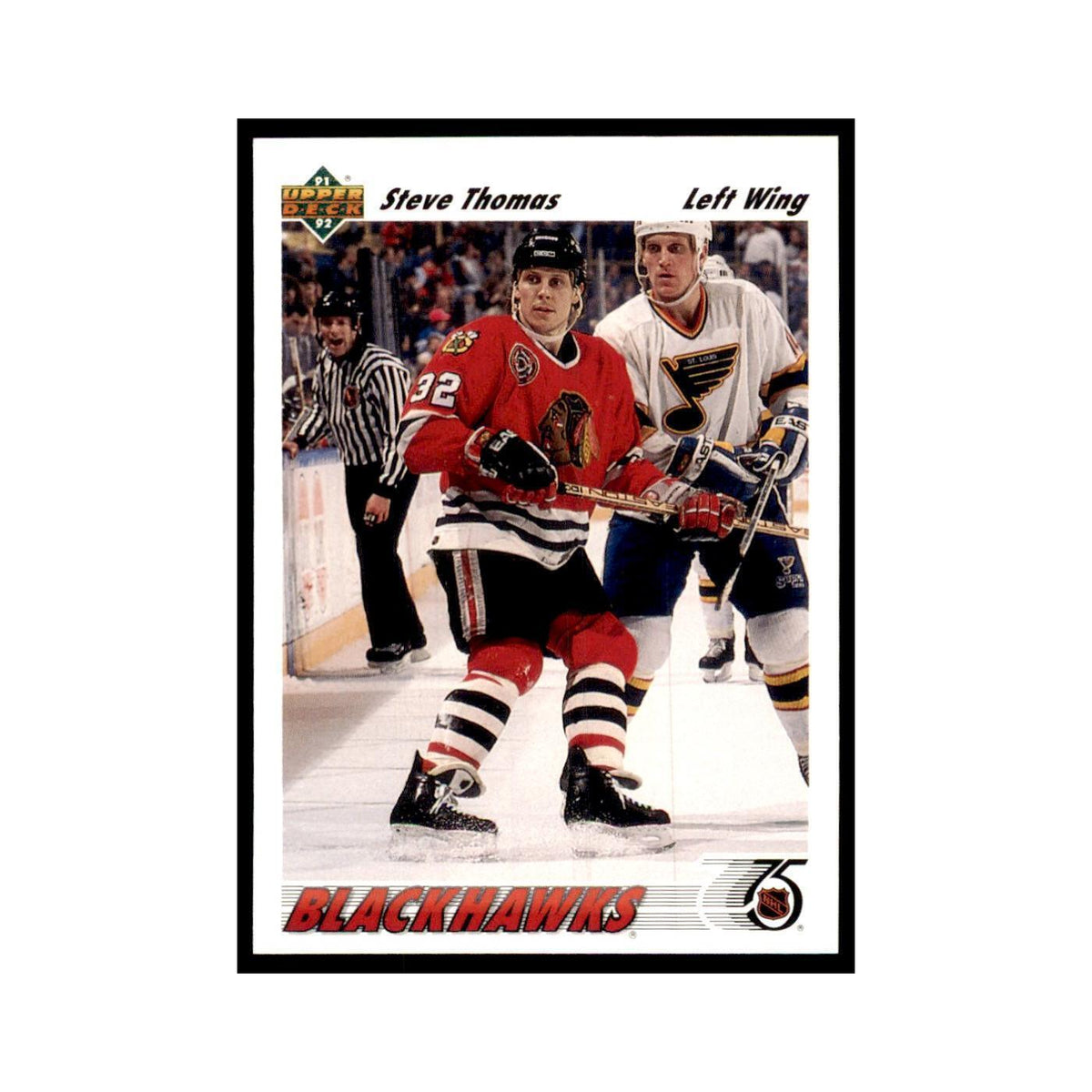 1991 Upper Deck Steve Thomas Hockey Cards #162