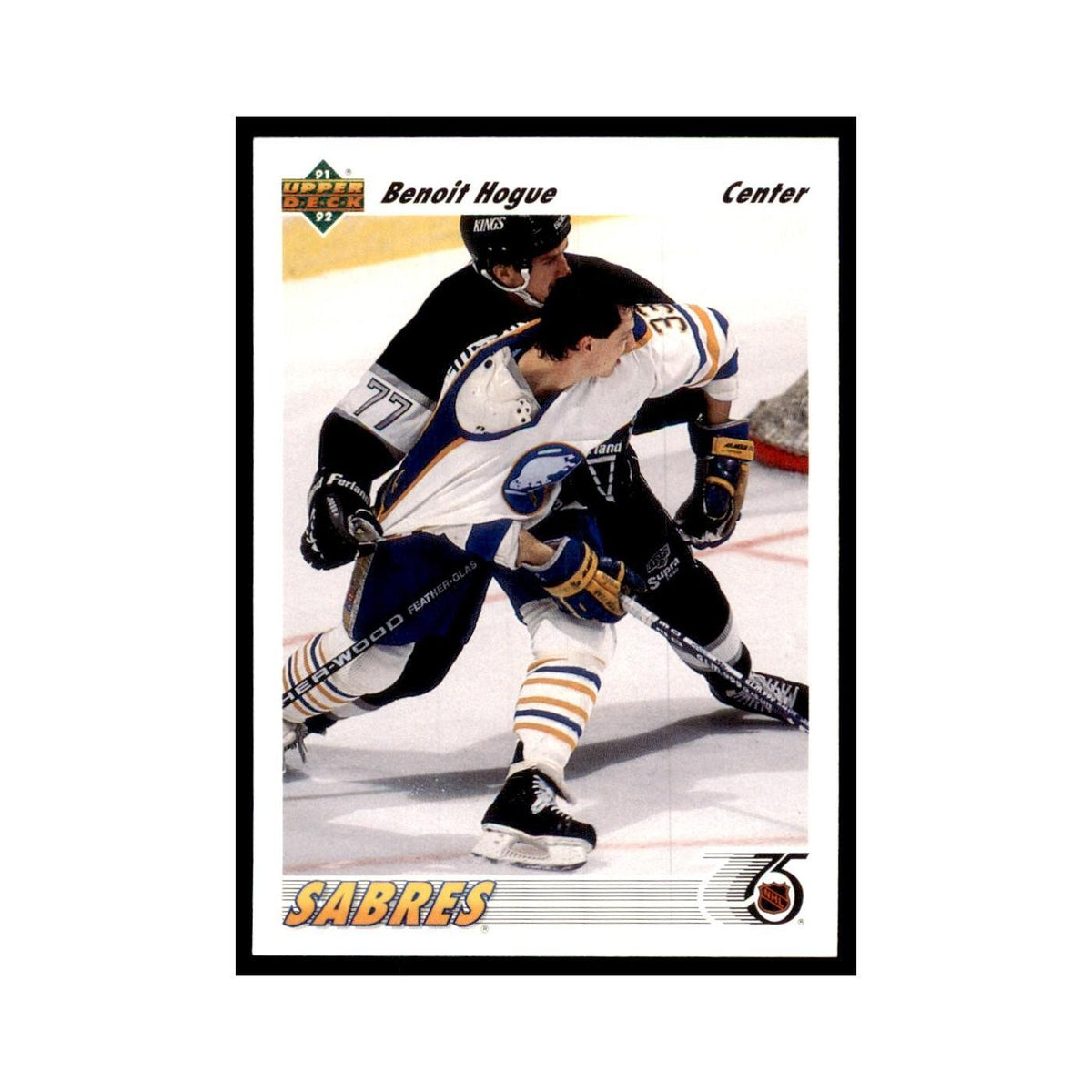 1991 Upper Deck Benoit Hogue Hockey Cards #159