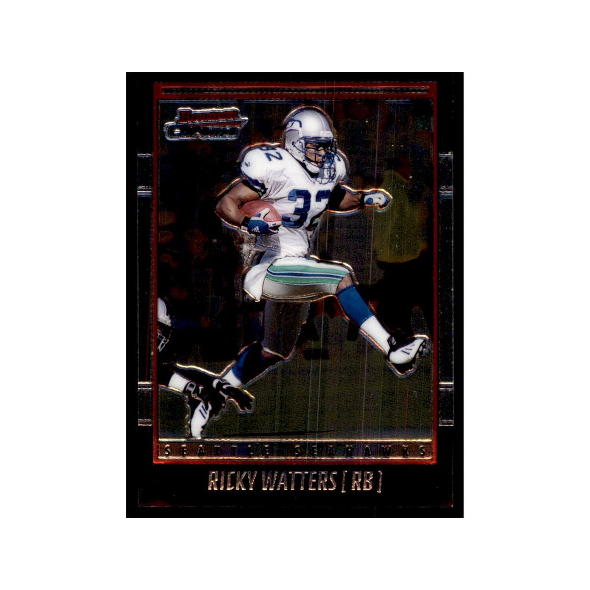 2001 Bowman Chrome Ricky Watters Football Cards #108