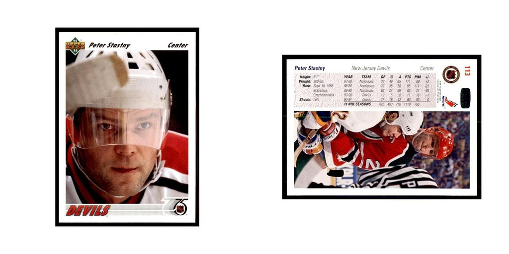 1991 Upper Deck Peter Stastny Hockey Cards #113