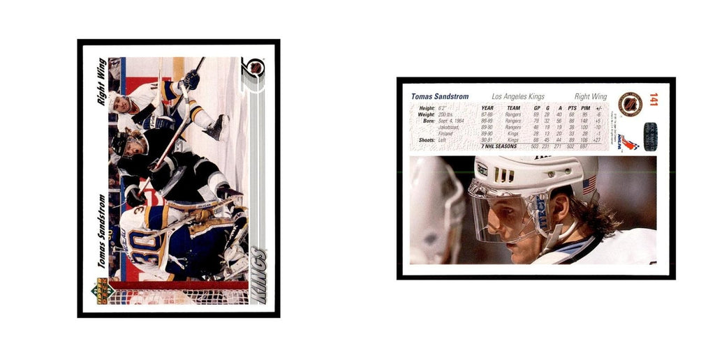 1991 Upper Deck Tomas Sandstrom Hockey Cards #141