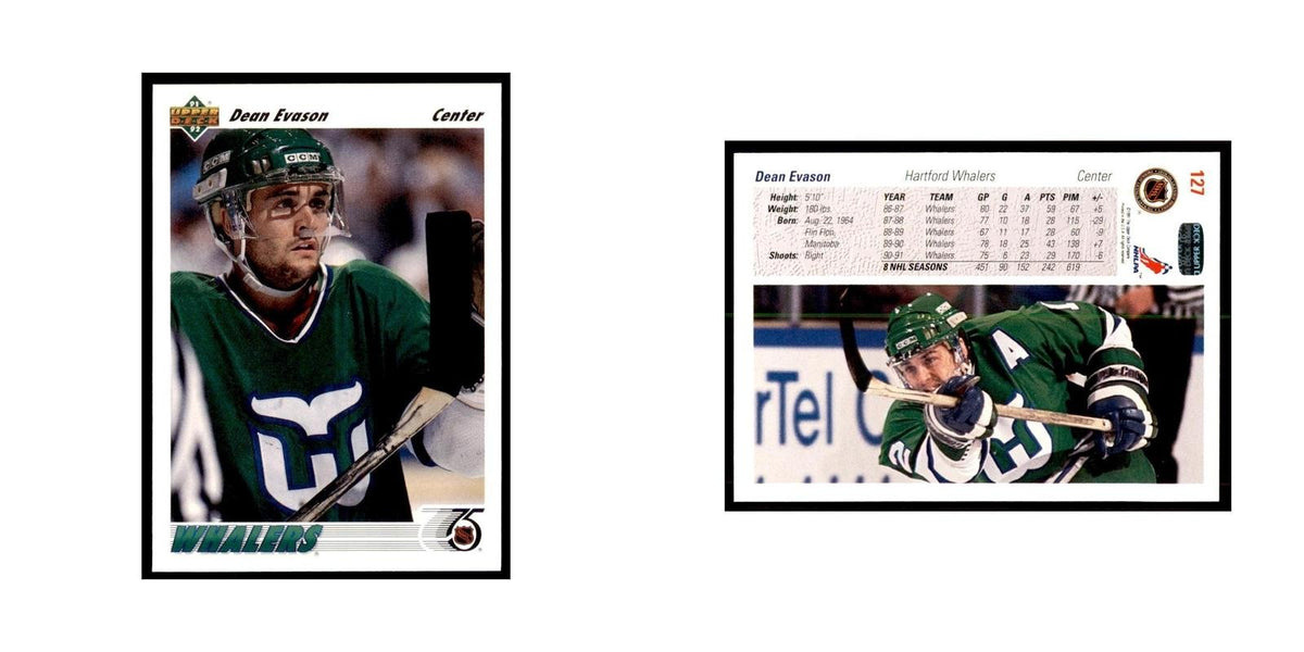 1991 Upper Deck Dean Evason Hockey Cards #127