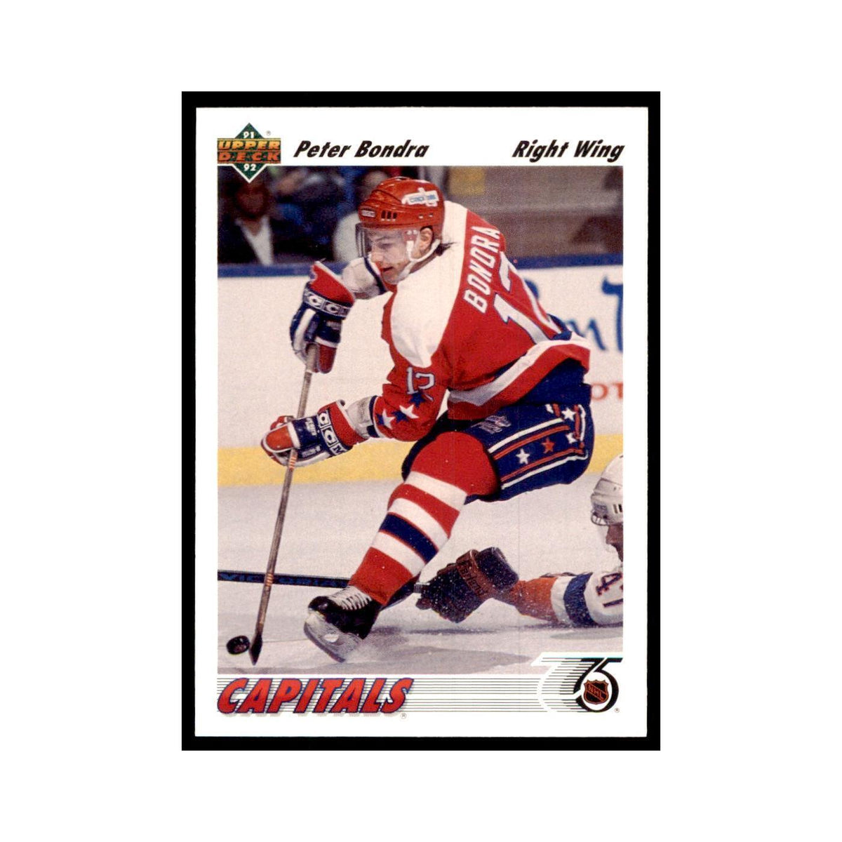 1991 Upper Deck Peter Bondra Hockey Cards #131