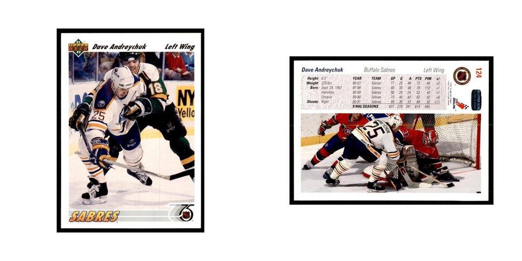 1991 Upper Deck Dave Andreychuk Hockey Cards #124