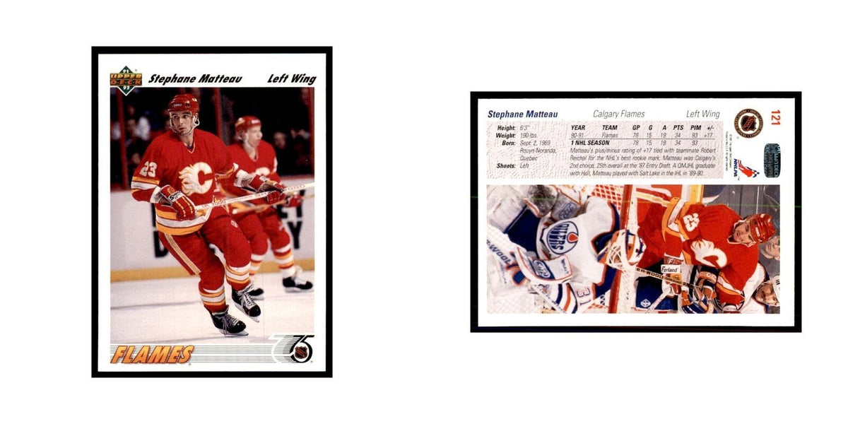 1991 Upper Deck Stephane Matteau Hockey Cards #121