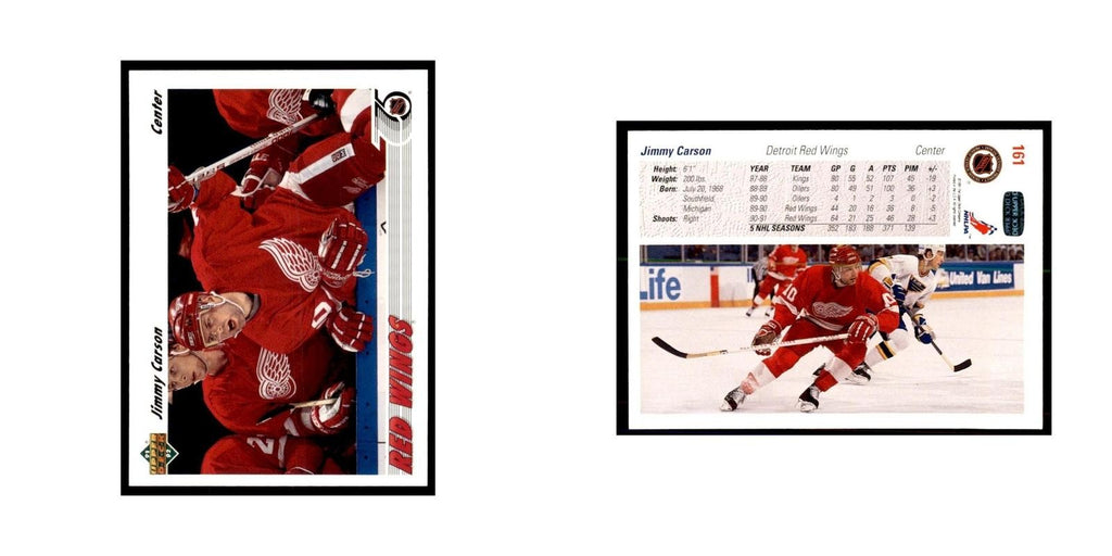1991 Upper Deck Jimmy Carson Hockey Cards #161