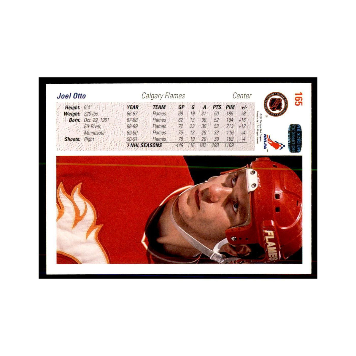 1991 Upper Deck Joel Otto #165