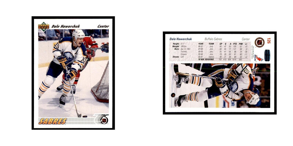 1991 Upper Deck Dale Hawerchuk Hockey Cards #126