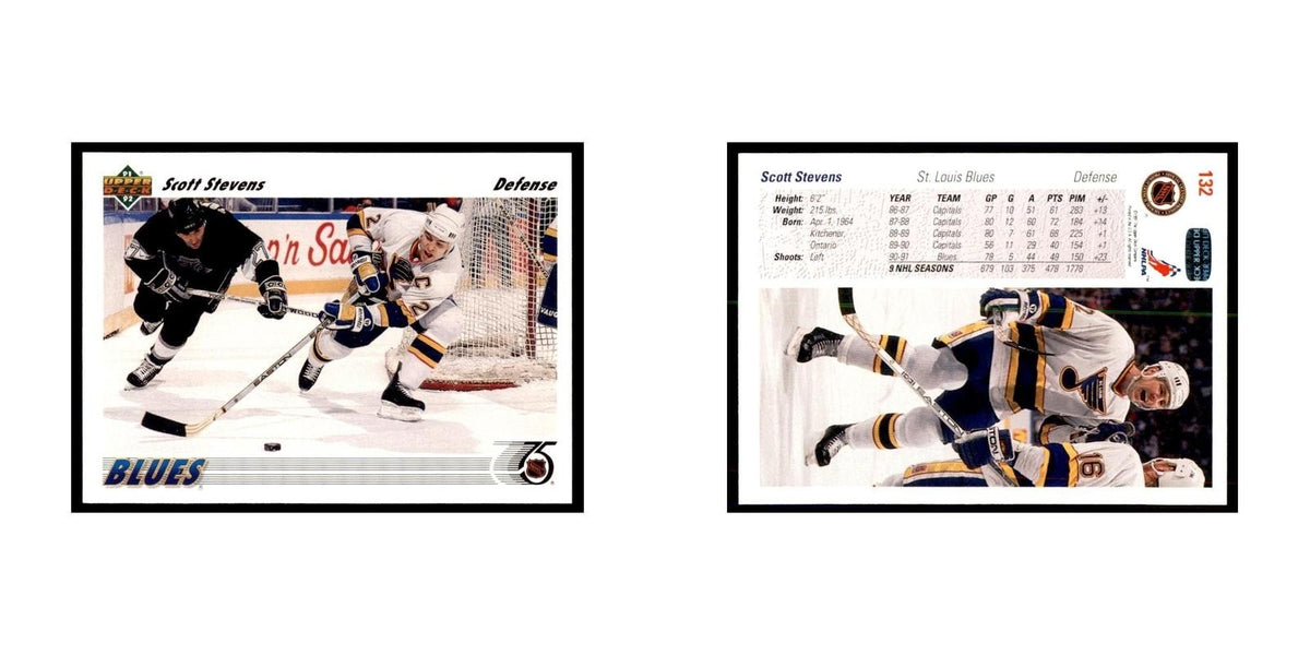 1991 Upper Deck Scott Stevens Hockey Cards #132