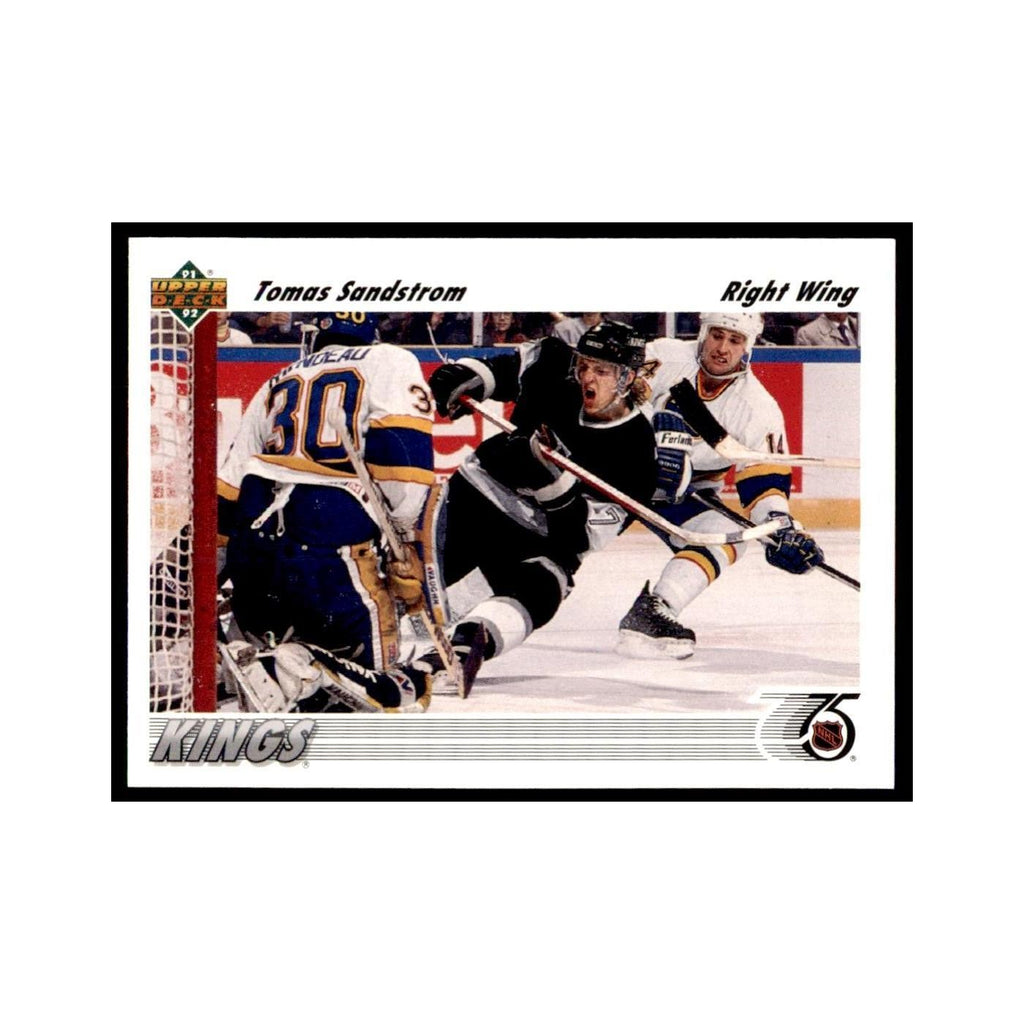 1991 Upper Deck Tomas Sandstrom Hockey Cards #141