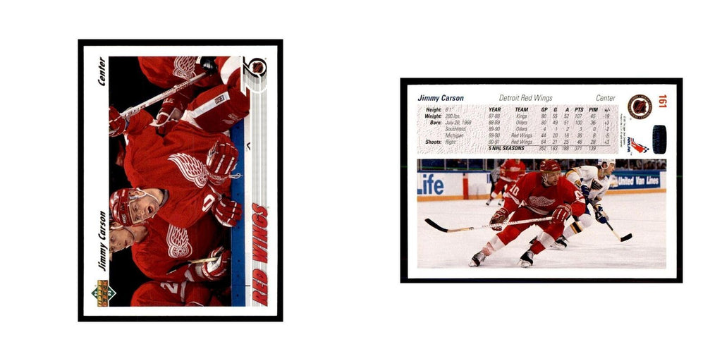1991 Upper Deck Jimmy Carson Hockey Cards #161