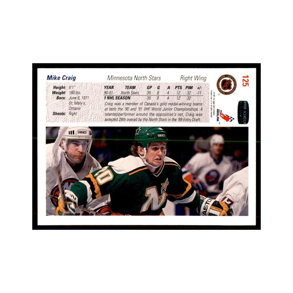 1991 Upper Deck Mike Craig #125