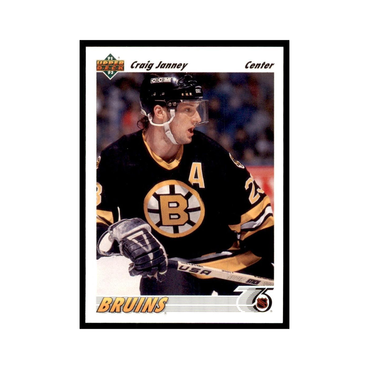 1991 Upper Deck Craig Janney Hockey Cards #128