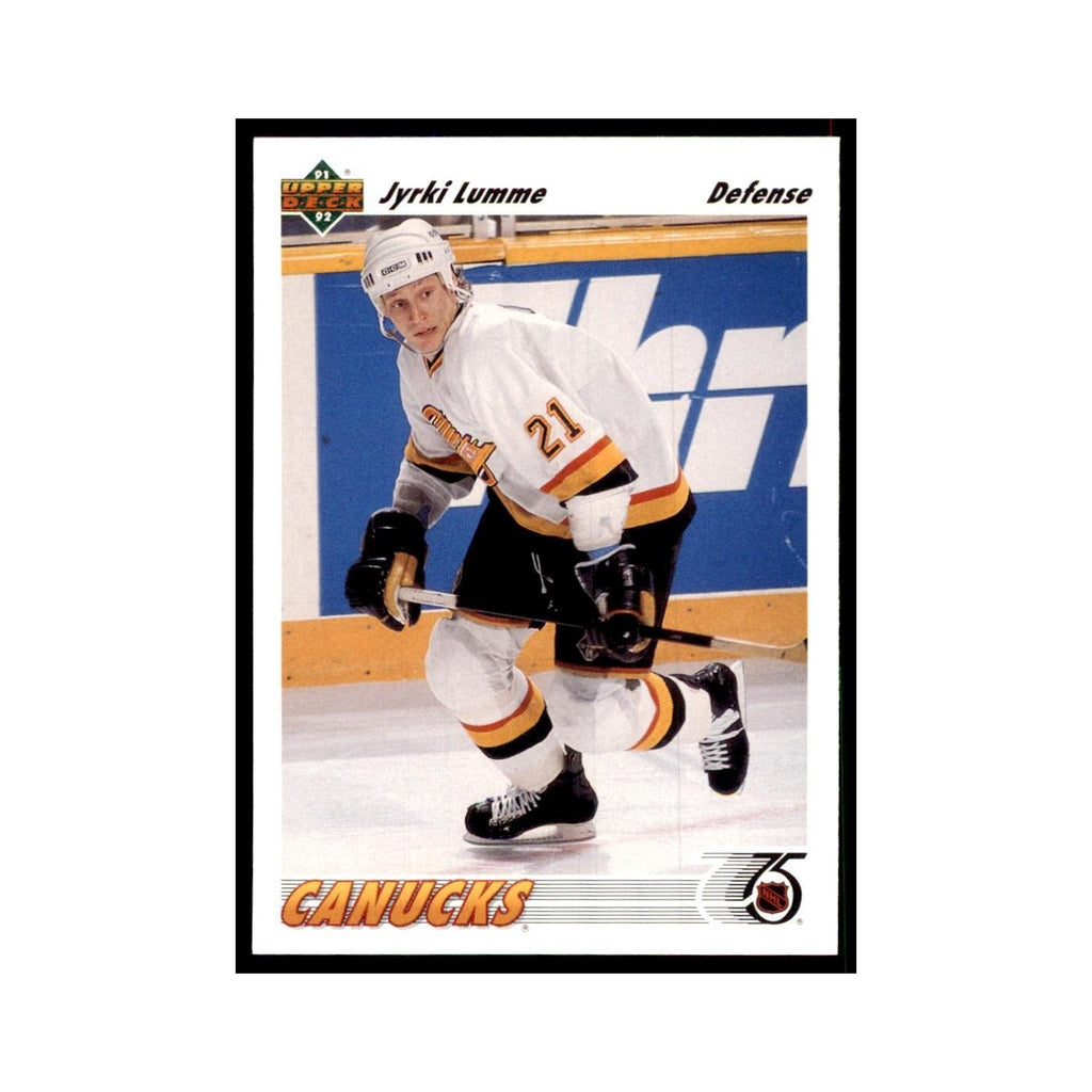 1991 Upper Deck Jyrki Lumme Hockey Cards #114