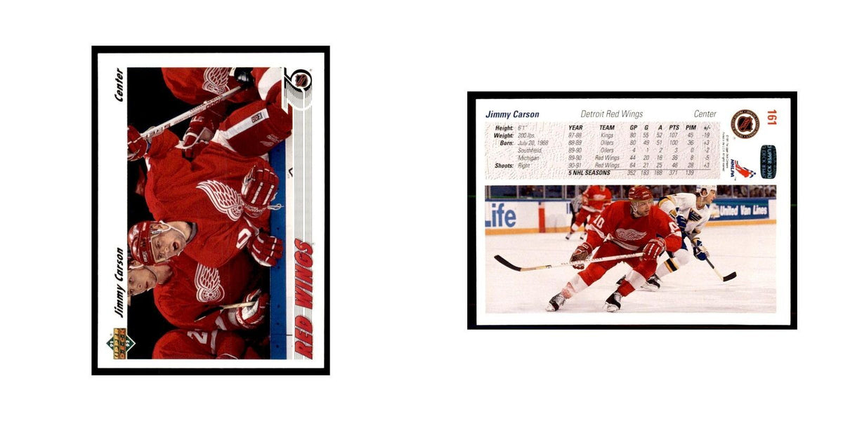 1991 Upper Deck Jimmy Carson Hockey Cards #161