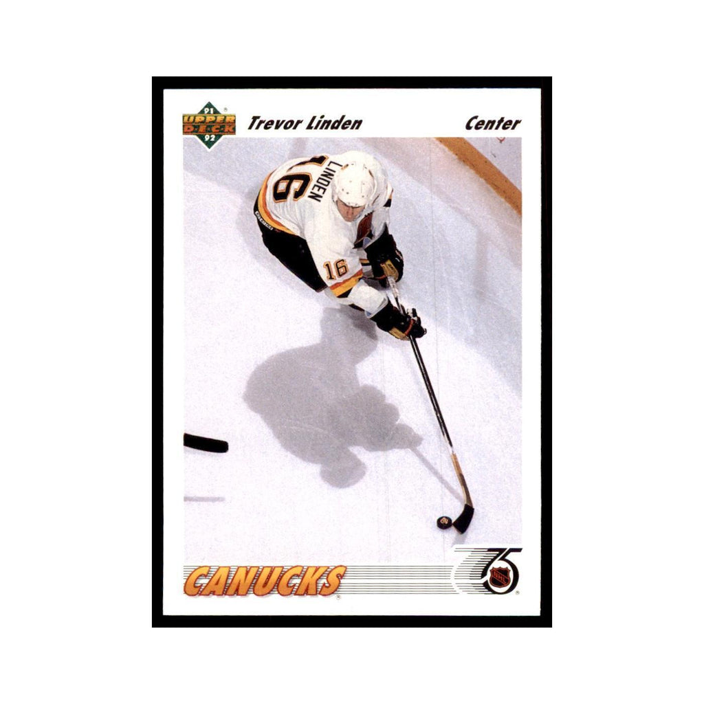 1991 Upper Deck Trevor Linden Hockey Cards #174