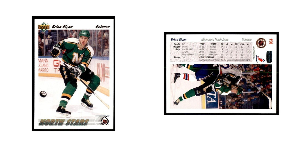 1991 Upper Deck Brian Glynn Hockey Cards #158