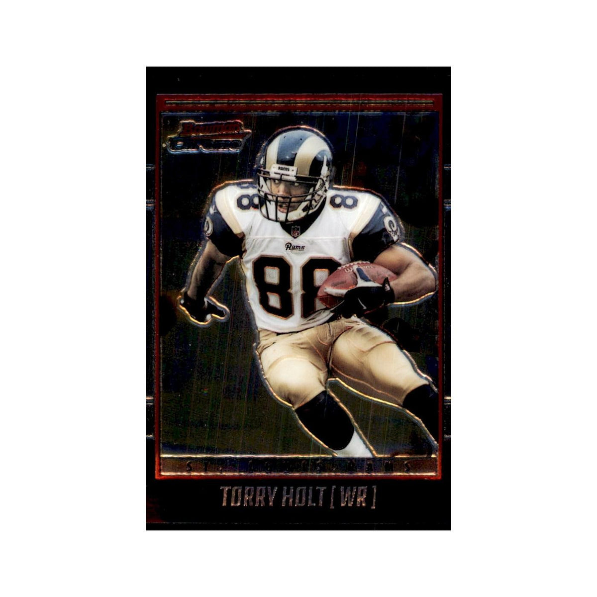 2001 Bowman Chrome Torry Holt Football Cards #30