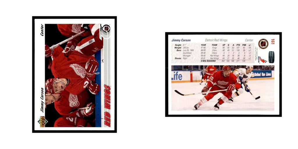 1991 Upper Deck Jimmy Carson Hockey Cards #161