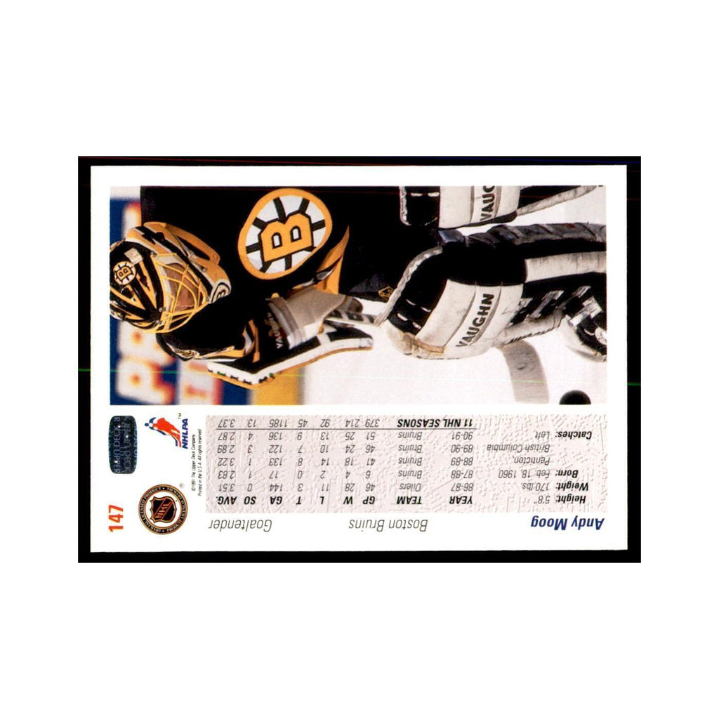 1991 Upper Deck Andy Moog Hockey Cards #147