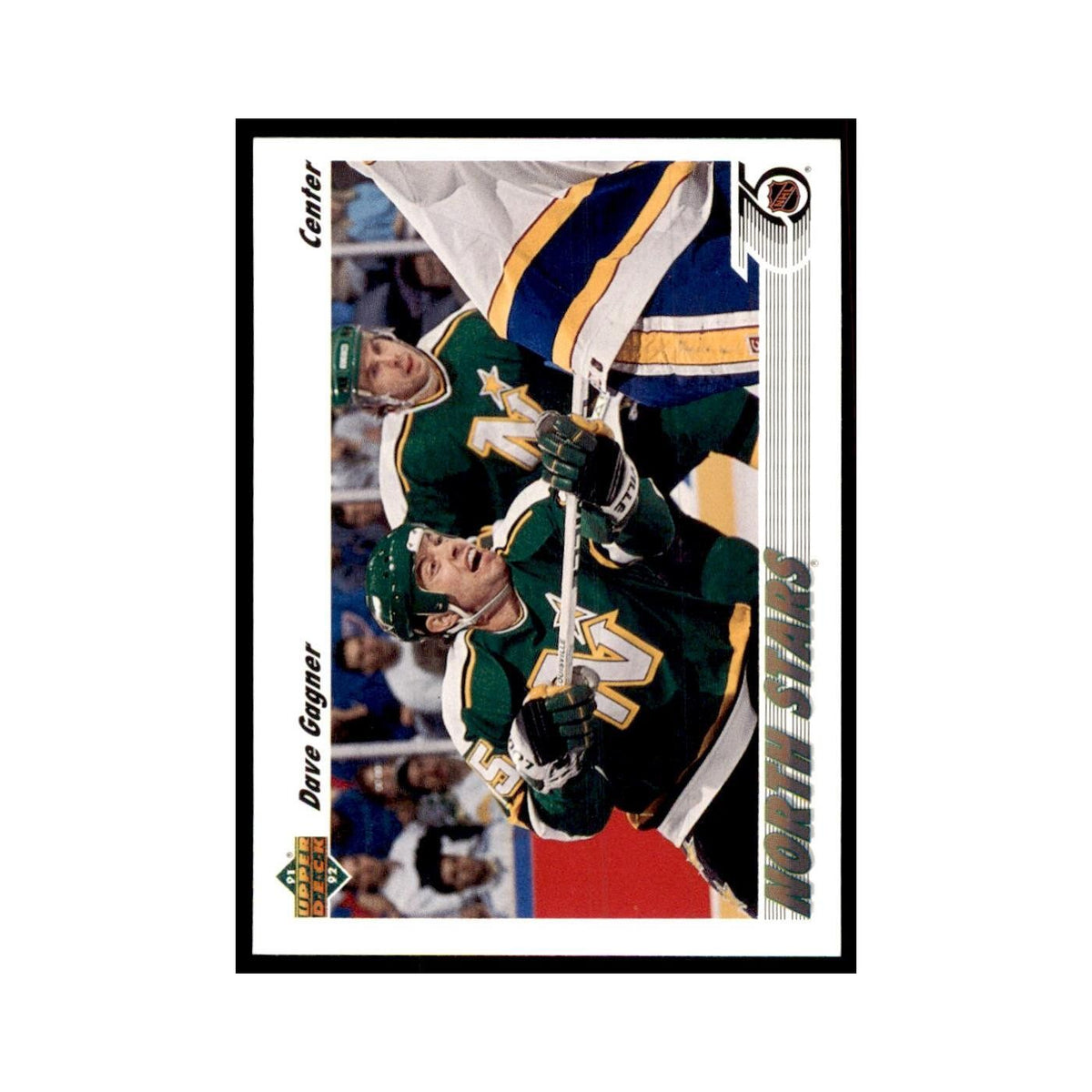 1991 Upper Deck Dave Gagner Hockey Cards #180