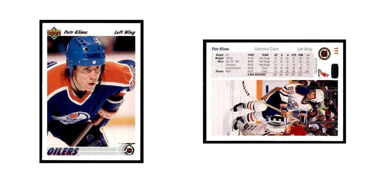 1991 Upper Deck Petr Klima Hockey Cards #111