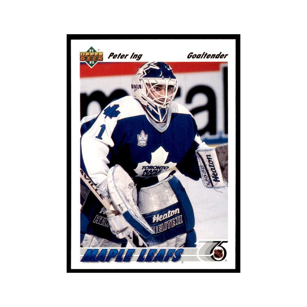 1991 Upper Deck Peter Ing Hockey Cards #118