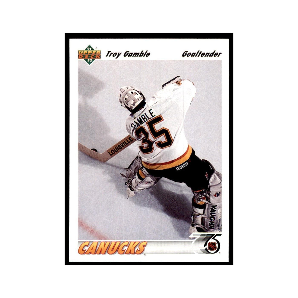 1991 Upper Deck Troy Gamble Hockey Cards #120