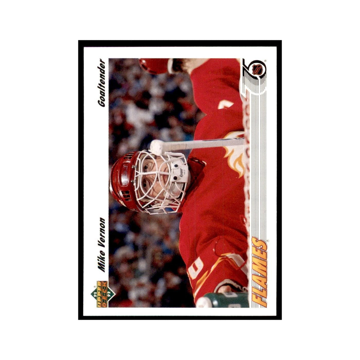 1991 Upper Deck Mike Vernon Hockey Cards #163
