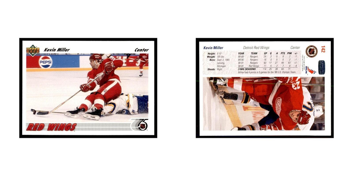 1991 Upper Deck Kevin Miller Hockey Cards #142