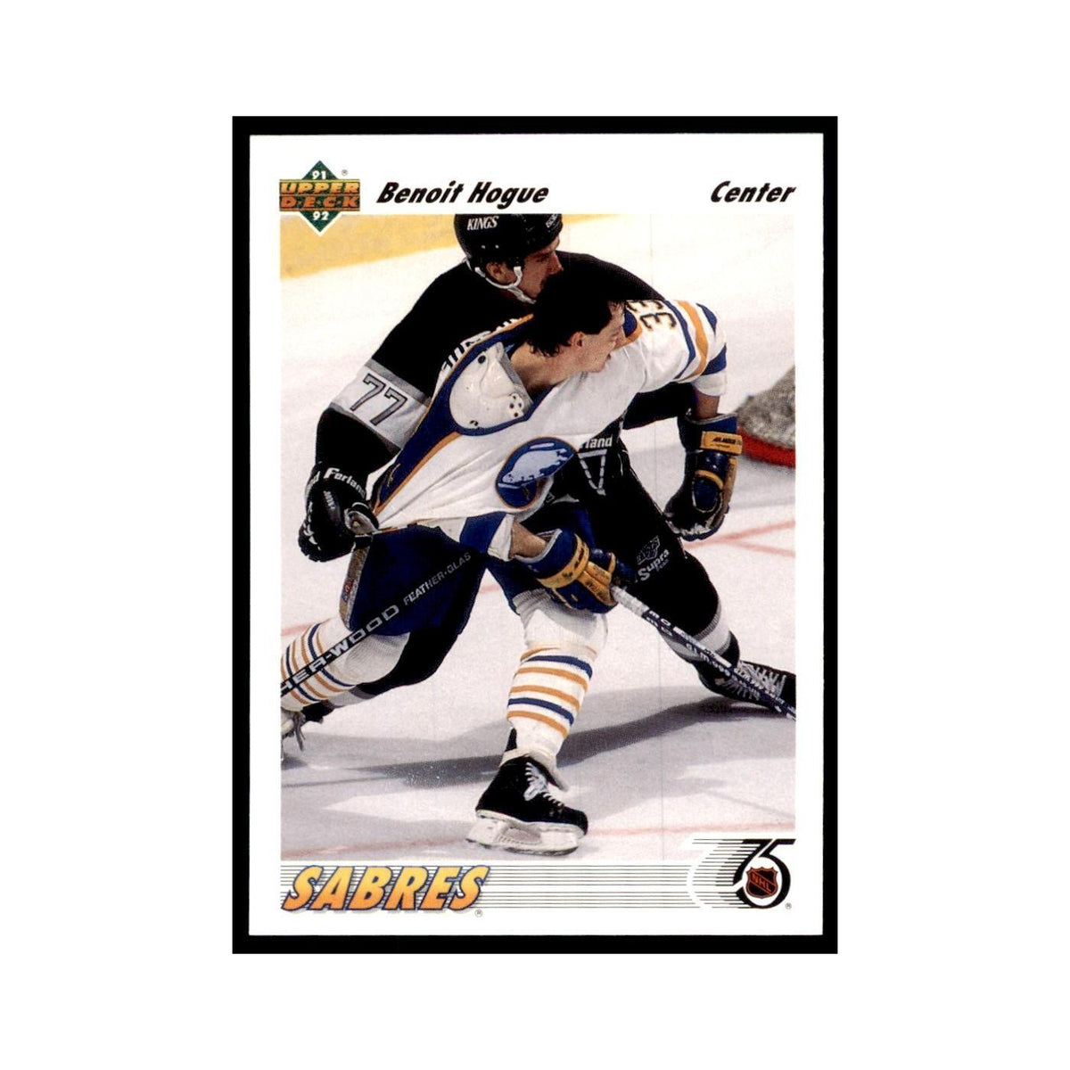 1991 Upper Deck Benoit Hogue Hockey Cards #159