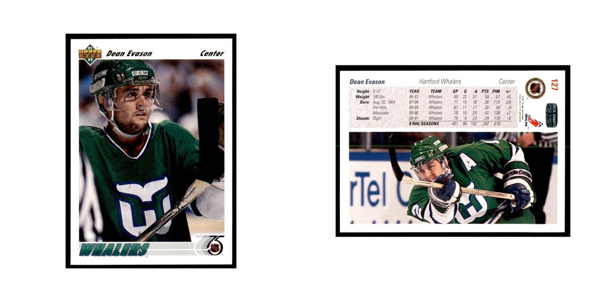 1991 Upper Deck Dean Evason Hockey Cards #127
