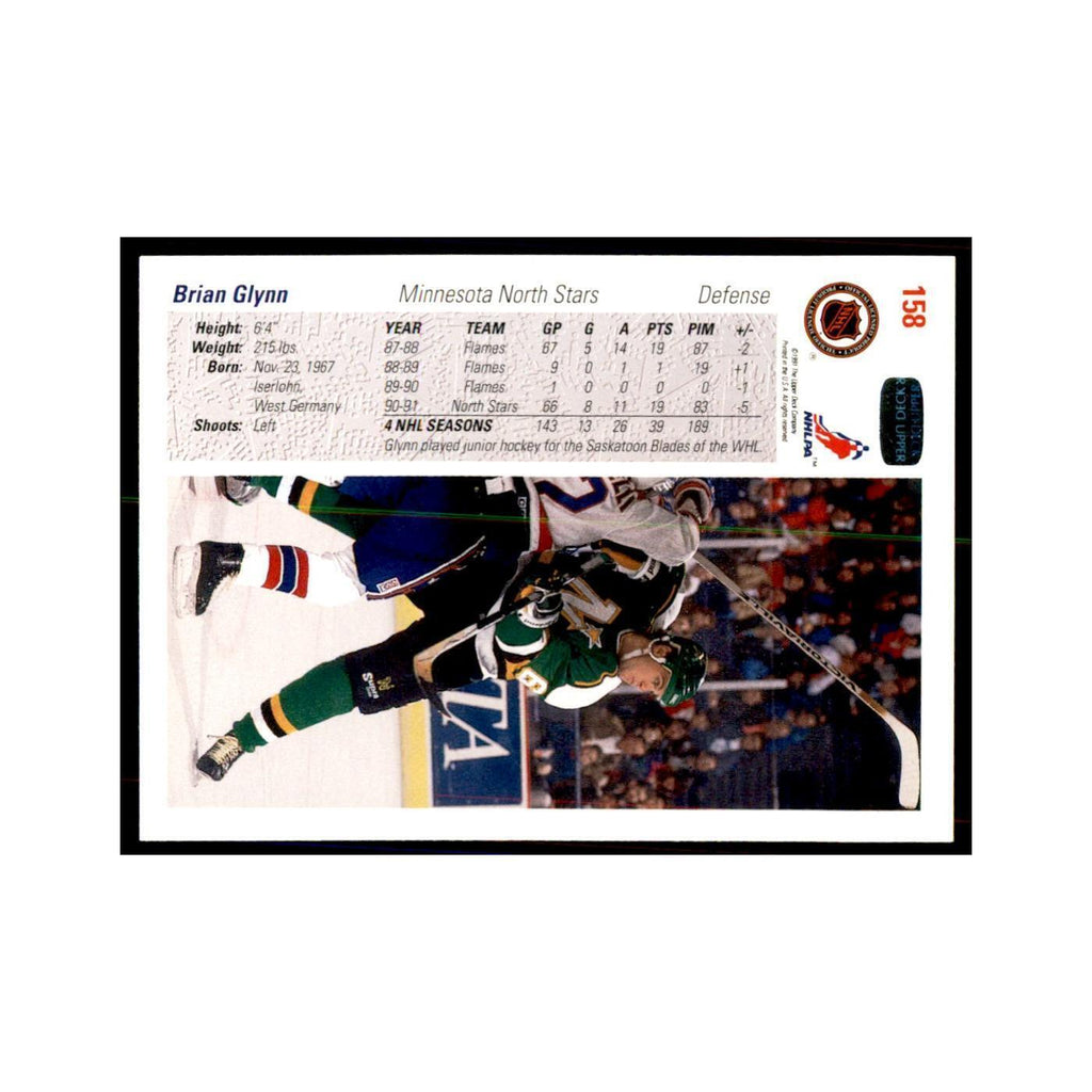 1991 Upper Deck Brian Glynn #158